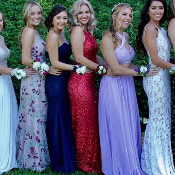 jovani red prom dress - Picture 3 of 3